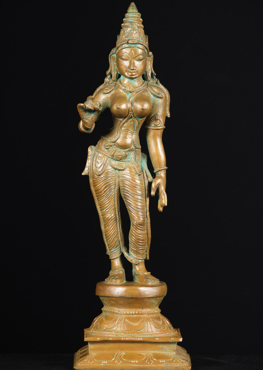 Sold Bronze Parvati As Shivakami Statue 12 72b48a Hindu Gods And Buddha Statues